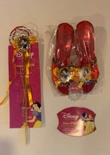 Licensed Disney Snow White Shoes and Wand Scepter ages 3 costume accessories