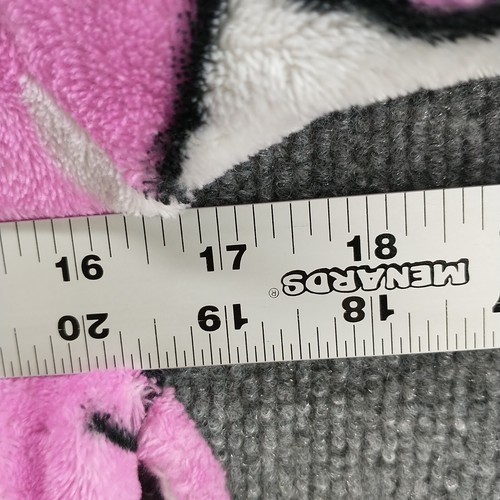 Hello Kitty All Over Design Girls Fleece Robe Pink White Size 6/6X Tie Belt - Picture 15 of 15