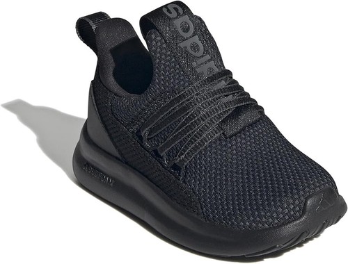 New Kids Adidas Lite Racer Adapt 7.01 Size 7.5k Black/Grey Little Child Slip On - Picture 2 of 6