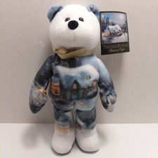 Thomas Kinkade Gallery Treasures Collections Bear 002 - "Silent Night"