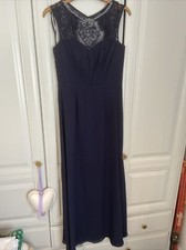 BNWT  Monsoon Maisie Navy Bridesmaid / Bride /Evening dress size 8 RRP £119 2/2