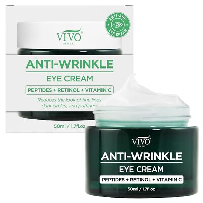 Vivo Per Lei Vitamin C & Retinol Eye Cream for puffiness & bags- 1.7 Fl oz      