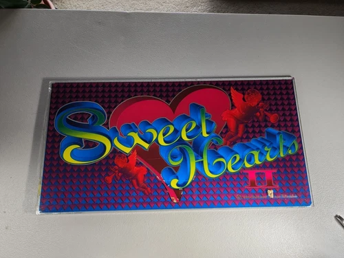 Rare Sweet Hearts II Arcade Machine/Slot Machine Glass Face Only Valentines Fun