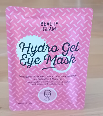 Beauty Glam - Hydro Gel Eye Mask 2 Pads mit Hyaluron  Neu