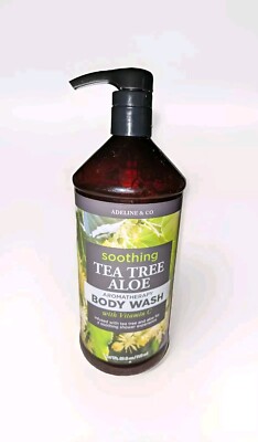 Adeline & Co. Tea Tree Aloe Aromatherapy Soothing Body Wash Vitamin C 32 fl oz