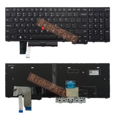 US Backlit W/Trackpoint Black Keyboard for Lenovo Thinkpad L15 Gen1/L15 Gen2