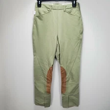 The Tailored Sportsman Riding Habits Khaki womens 26 side zip Equestrian Breeche