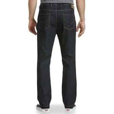 NWT - TRUE NATION Men's  ATHLETIC FIT - STRETCH Dark Rinse JEANS - 56x30