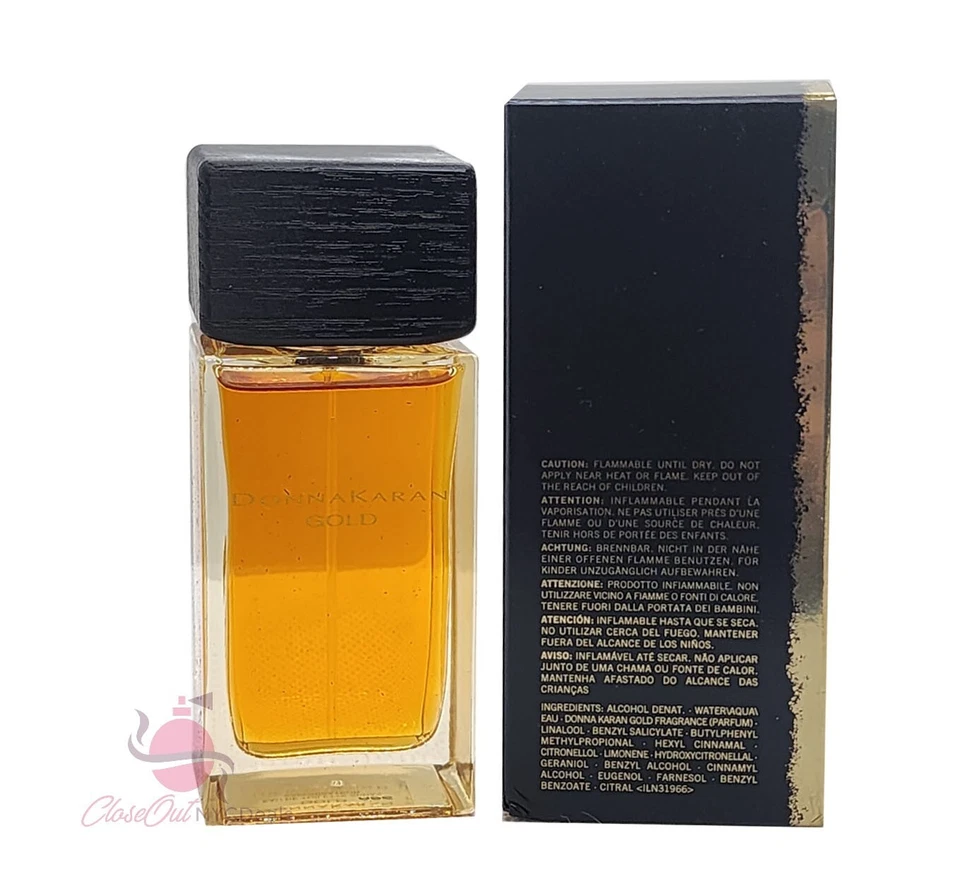 Donna Karan Gold Perfume by Donna Karan for Women 1.7 oz / 50 ml EDT Spray NEW - Image 2 of 4
