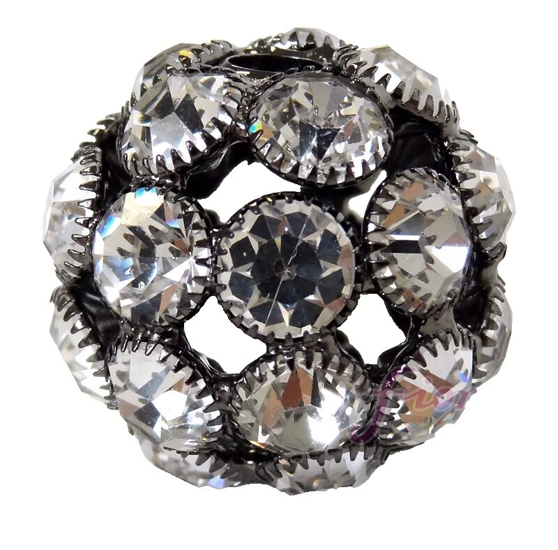 Rhinestone Negro Cuentas Para Hacer Joyas