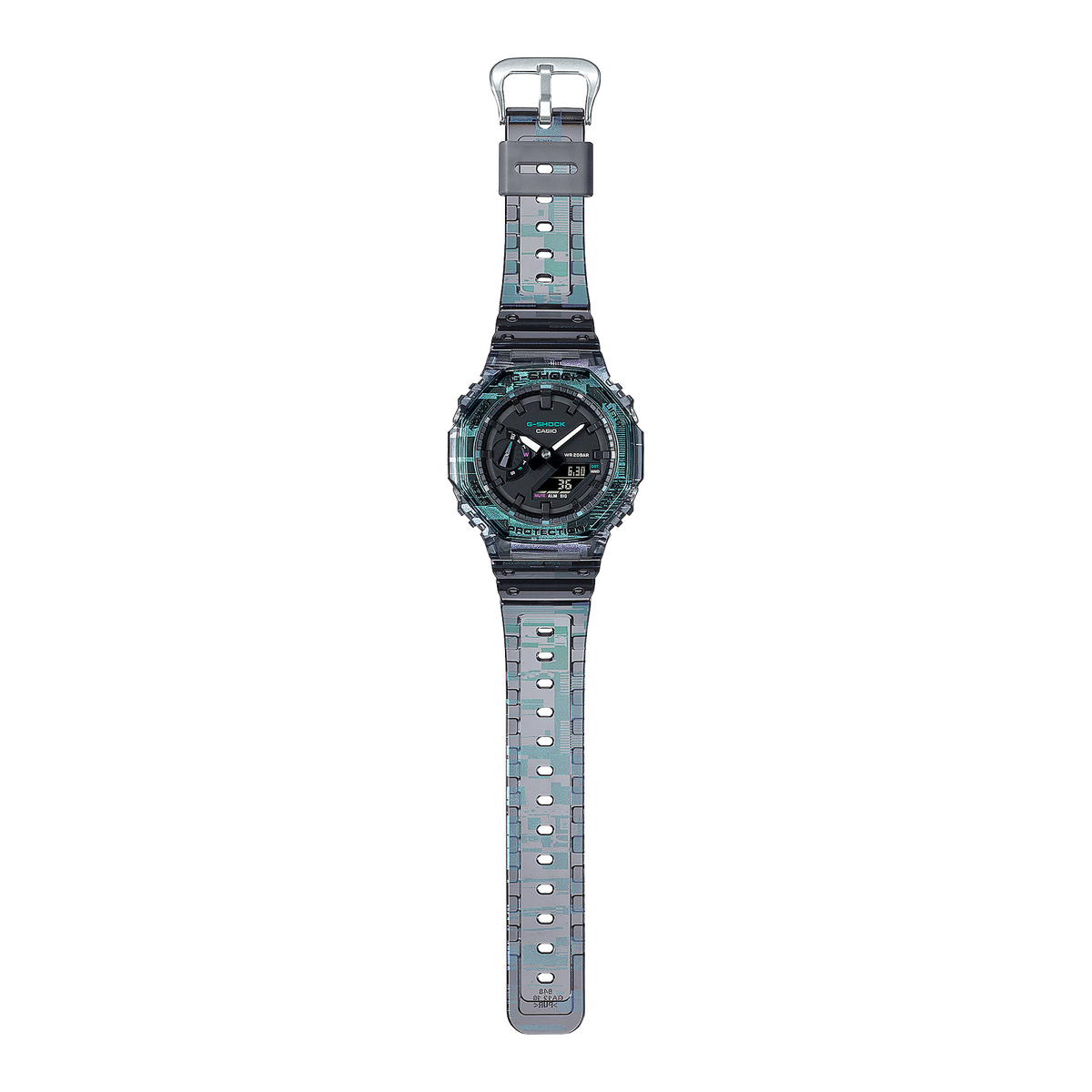 【新品/Glitch/完売品】G-SHOCK　 GA-2100NN-1AJF CASIO G-SHOCK GA-2100NN-1AJF Digital Glitch Limited Analog
