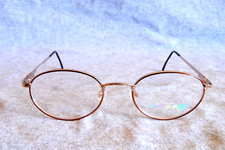 looking glass eyeglass frames 7123 gold light brown 50-18-145