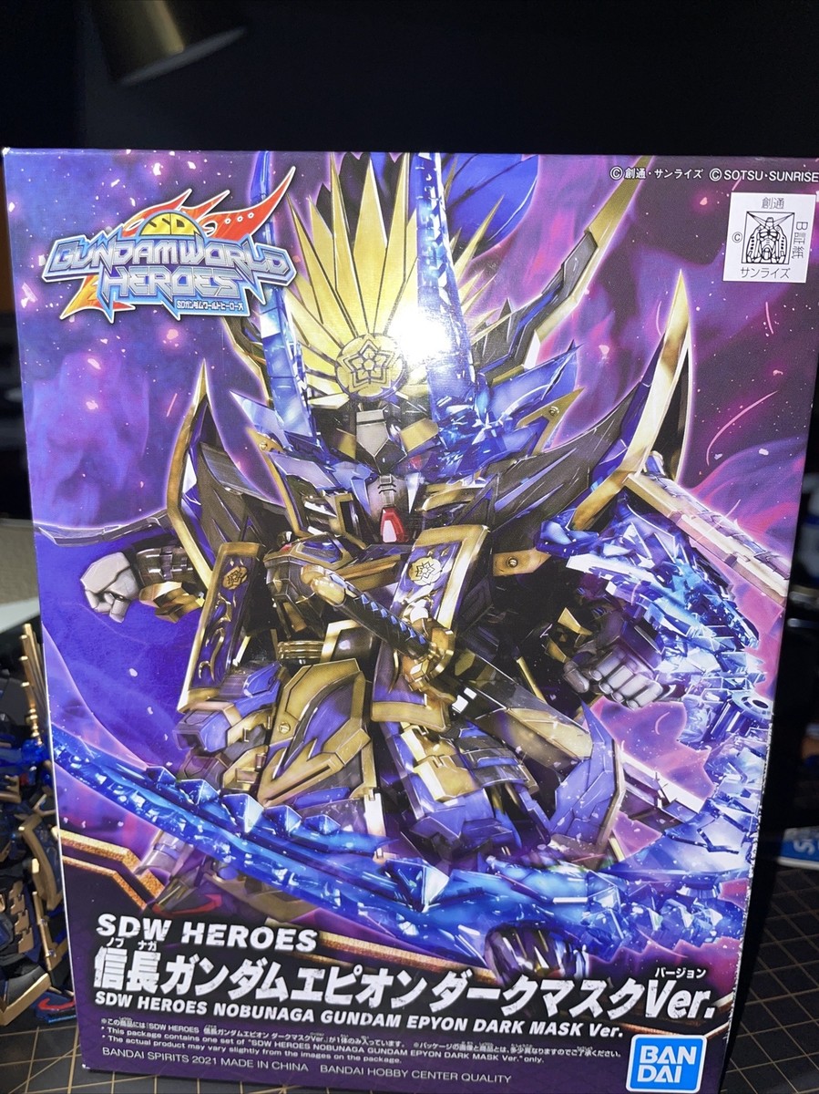 Bandai SDW Heroes – Nobunaga Gundam Epyon Dark Mask Ver. – Maquette SD à Collectionner