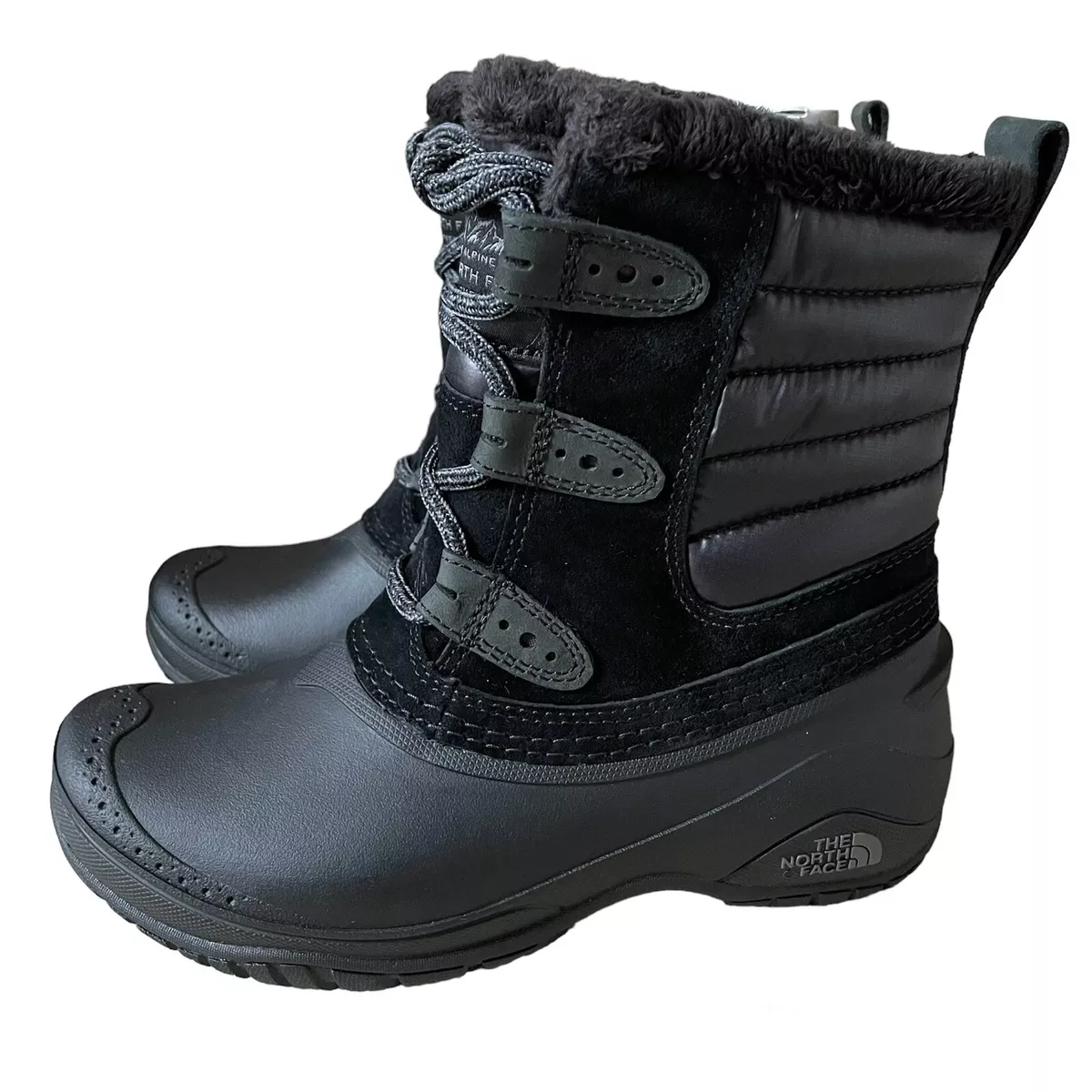 THE NORTH FACE WOMEN S SHELLISTA II SHORTY BOOT IN BLACK Size 5