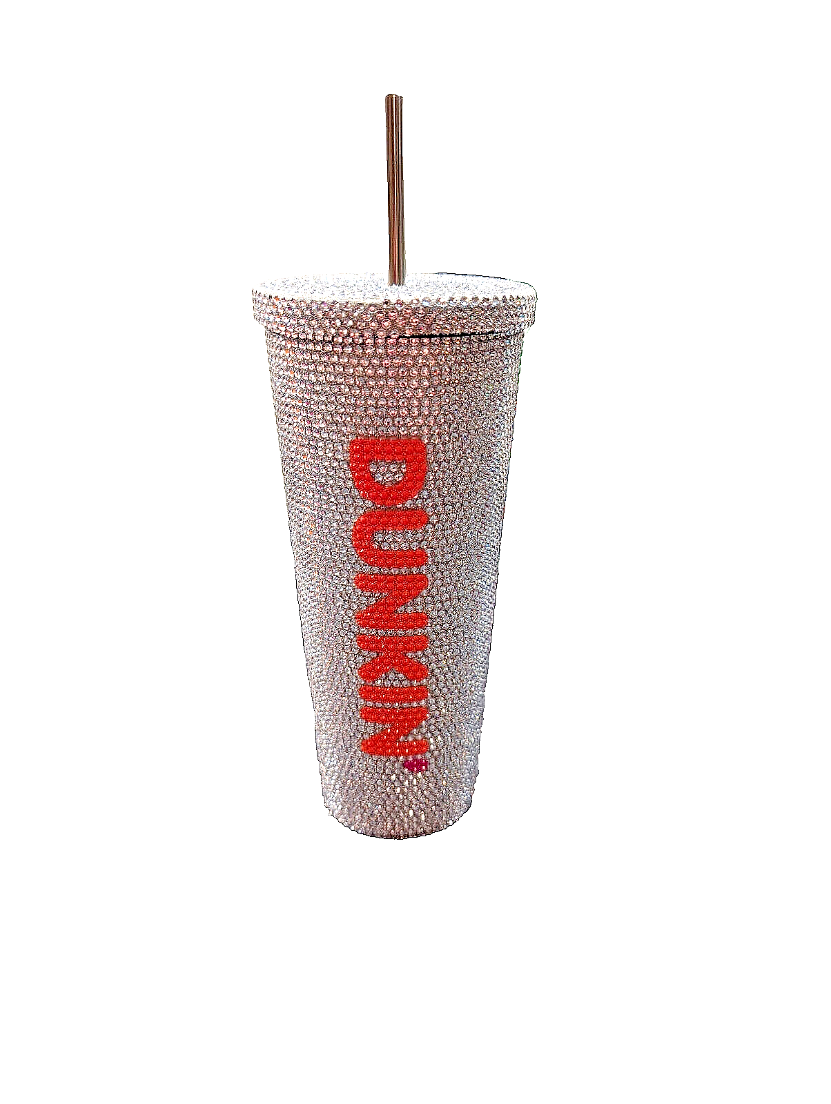Dunkin Donuts 24oz Sparkly Studded Tumbler Limited Edition Super Rare