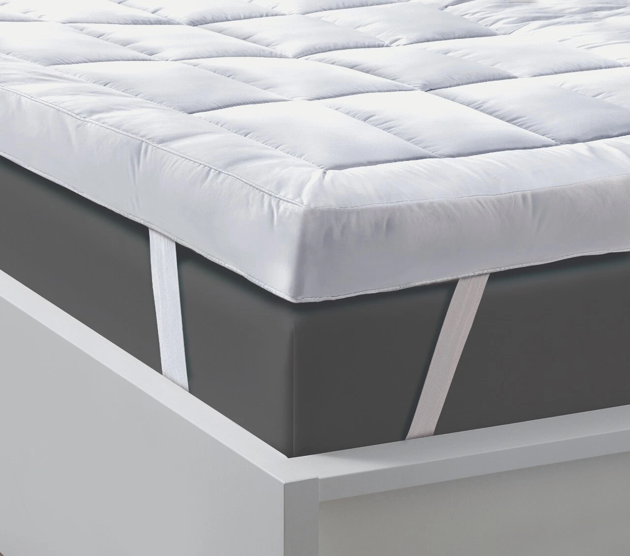 Microfiber Mattress Topper 4" Inch / 10cm Deep Extra Soft Filling Elastic Corner
