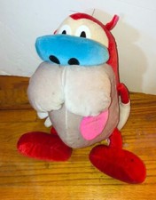 Ren  Stimpy Plush Toy Doll Dakin Vintage 1992 Nicktoons Nickelodeon 15  Large