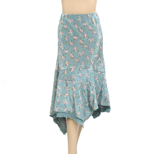 Minifalda Free People Bali Sweet Escape Sirena Estampado Floral Crochet M 280382 - Imagen 4 de 8