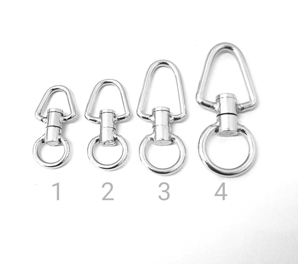Falconry Swivels Triangle All Sizes 100 Stainless Steel, Dust Proof