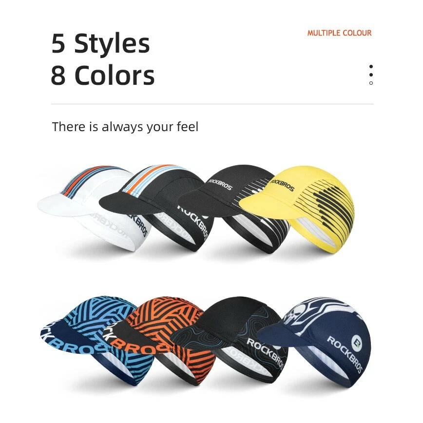 ROCKBROS Sombreros Deportivos de Verano Exterior Transpirables Bicicleta Montar Gorras para el Sol Unisex Foto 2 de 4