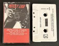 Motley Crue Too Fast For Love Metal Cassette Tape 960174-4 Y Elektra 1982 Used 