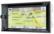 Power Acoustik PDN-623B Double 2 DIN CD/DVD Player 6.2" Navigation GPS Bluetooth
