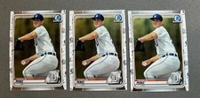 3 Lot 2020 Bowman Chrome Prospects Baseball MLB BCP63 Franklin Perez Base Tigers