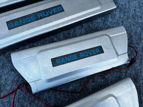 FRONT REAR LIGHTED DOOR SILL SCUFF PLATE RANGE ROVER SPORT L494 (2014-2020) OEM - Picture 3 of 13