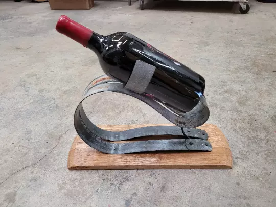 Magnum Wine Bottle Holder Kuono Made from retired California wine barrels
