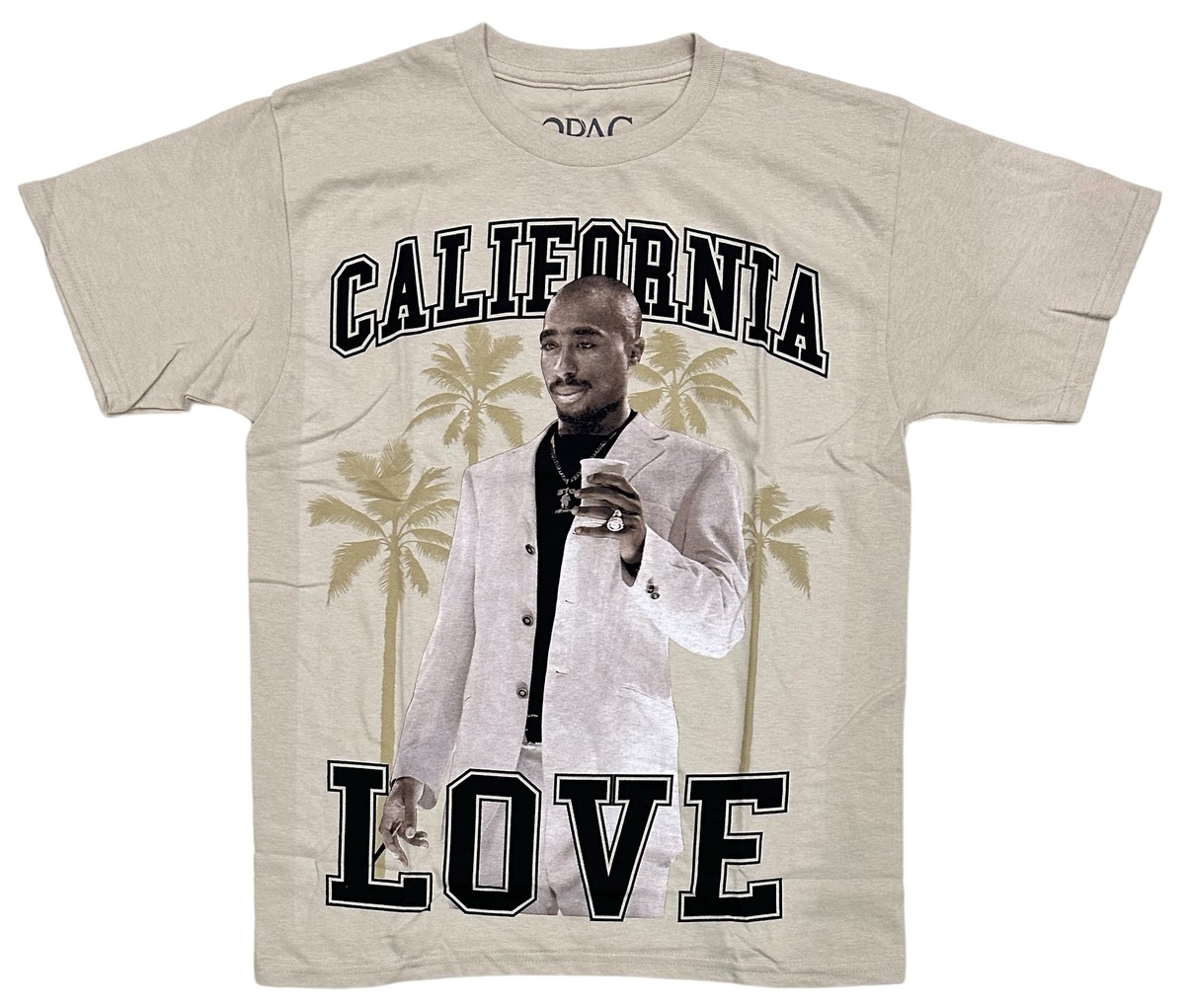 Tupac Shakur 2Pac Men's Official Merchandise California Love