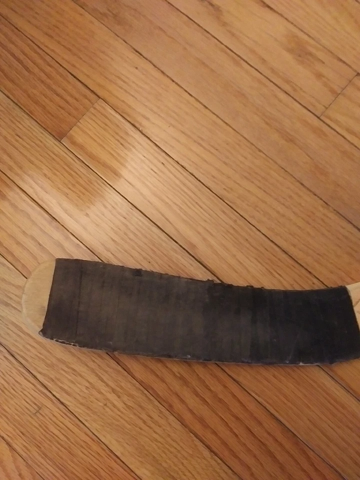 Rick Vaive Toronto Maple Leafs NHL Vintage Titan TPM 2020 Game Used Hockey Stick - Image 2 of 4