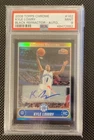 KYLE LOWRY 2006-07 Topps Chrome RC AUTO Black Refractor ROOKIE PSA 9 MINT POP 20