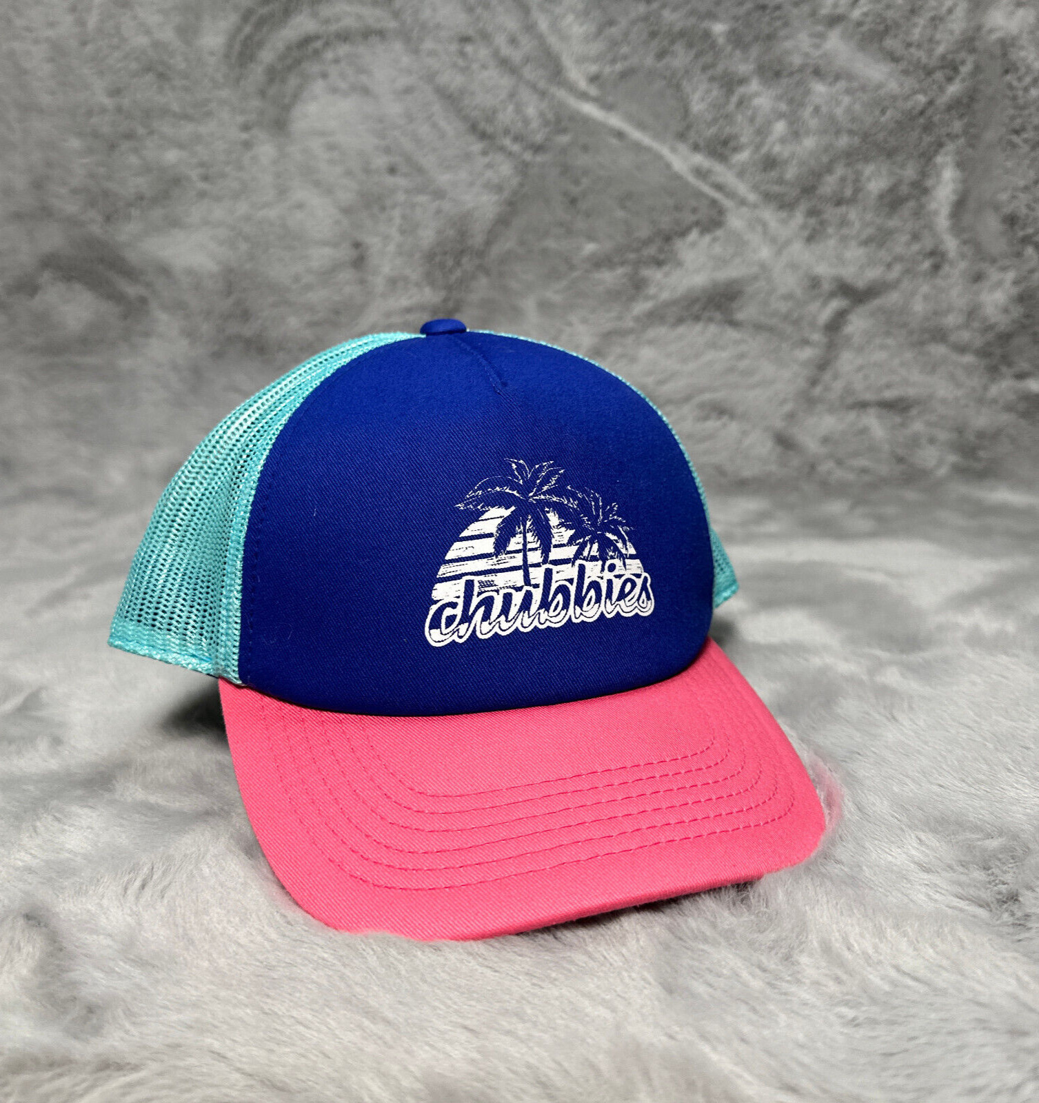 Chubbies Hat Cap Blue Snap Back Trucker Casual  A… - image 2