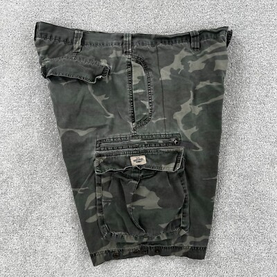 Lee Dungarees Cargo Shorts Mens 38 Camo Baggy Pockets
