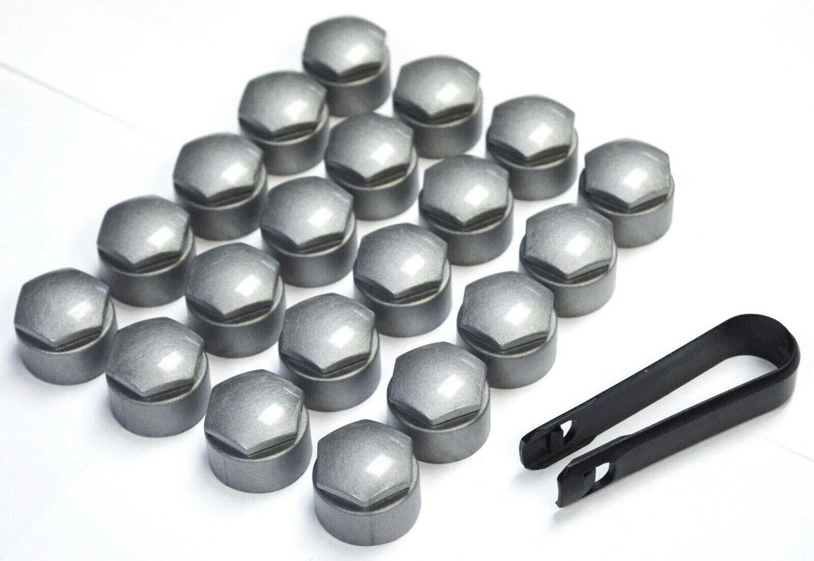 FOR AUDI A2 A6 A7 A8 TT Q3 Q5 17mm WHEEL NUT COVERS LOCKING BOLT CAPS