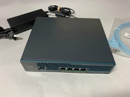 CISCO AIR-CT2504 WIRELESS CONTROLLER W/ 75 EVALUATION LiCENSE & AC ADAPTER - Picture 2 of 8