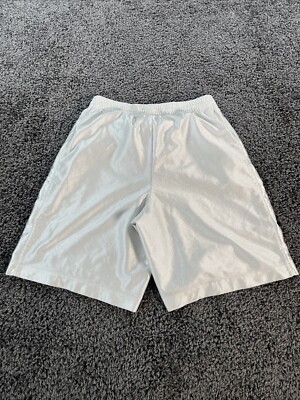 ウェア 00s- nike white mesh shorts Vintage Nike Basketball Shorts Mens M White Shimmer Baggy