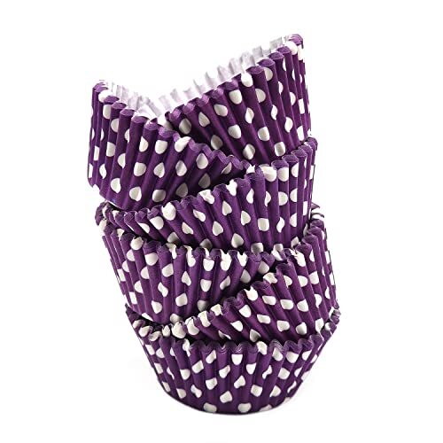 150x Tupfen Papier Muffin Cupcake Liner Backförmchen zur Einweihung Geburtstag - Bild 5 von 6