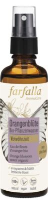 Farfalla Orangenblüte Pflanzenwasser Bio ohne Alkohol 75 ml