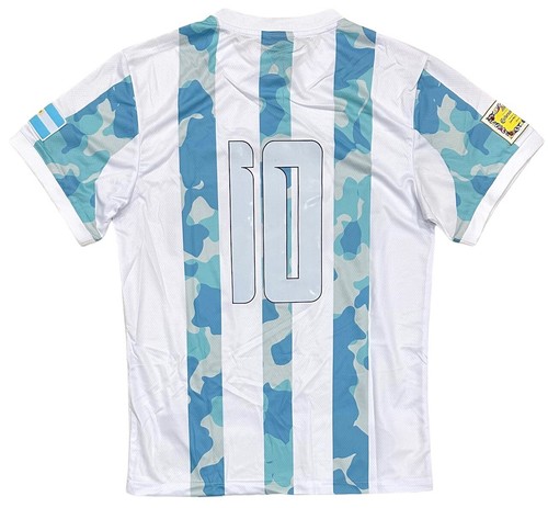 Argentina International Team Mens Headgear Classics 1990 World Cup Soccer Jersey - Picture 2 of 4