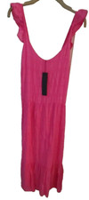 Replay Women's Pink Long Maxi Dress Size UK Small BNWT