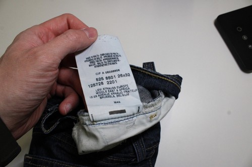 Levi's 525 Bootcut Jeans Women's W26 L28 Blue 100% Cotton Zip Fly 5 Pocket - Picture 11 of 12
