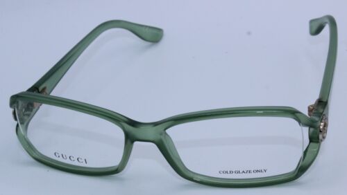 NEW AUTHENTIC GUCCI GREEN OPALE OPTICAL FRAME GG3048 V0M 53 15 120 EYEGLASSES - Picture 1 of 22