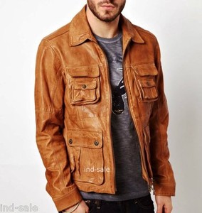 cognac leather jacket
