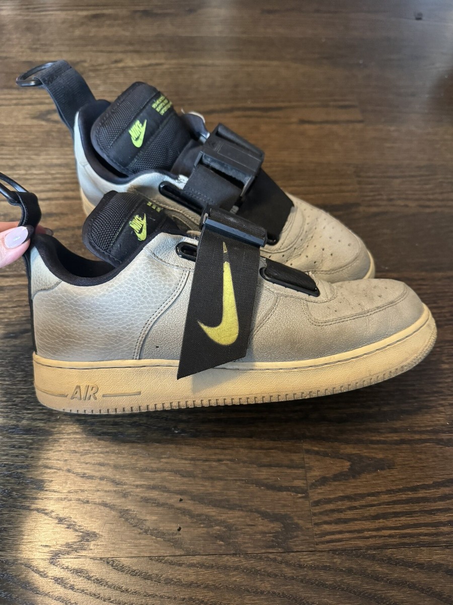 NIKE Air Force Men's Utility AF1 GREY Fog Black Volt Light