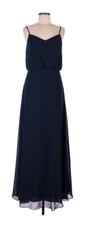 Bill Levkoff navy blue size 8 formal dress
