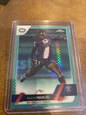 2023 Topps UEFA Women’s Champions Soufiya Ngueleu Teal Wave Rookie