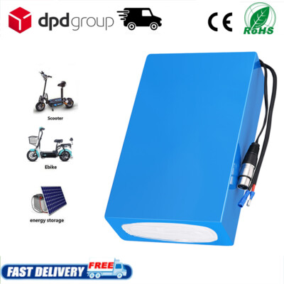 E Bike Akku 48V 20Ah 960Wh Lithium Batterie für 500W-1500W Roller Pedelec Ebike