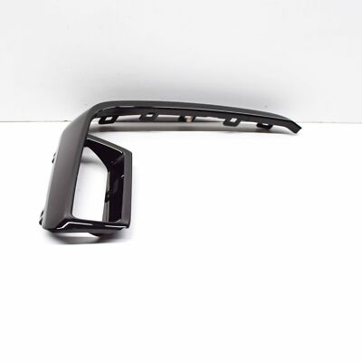 NEW BMW 7 G11 G12 M FRONT BUMPER RIGHT COVERING BLACKCHROME 