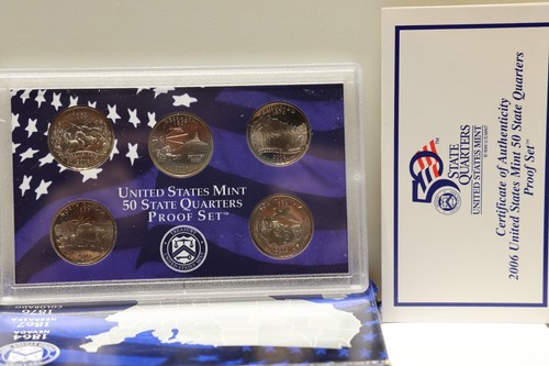 (3) State Quarter Proof Set 2006 Original Holder - Picture 2 of 3